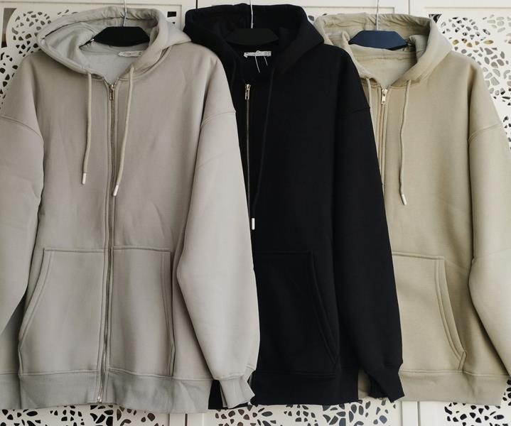 Кофта спорт Lora (S-L) LR793 l.khaki (зима)