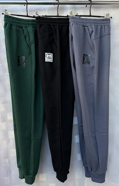 Штаны спорт Shon (44-52) S1745 grey (зима)