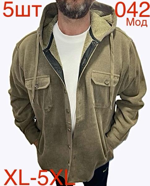 Рубашка Надийка (XL-5XL) ND414-042 khaki (зима)