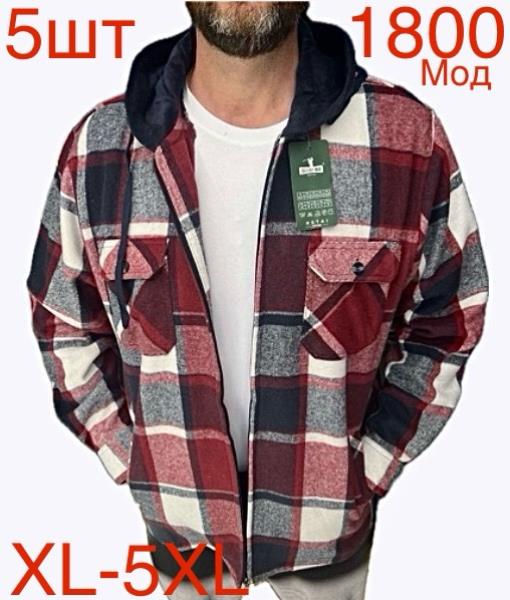 Рубашка Надийка (XL-5XL) ND425-1800 wine (зима)