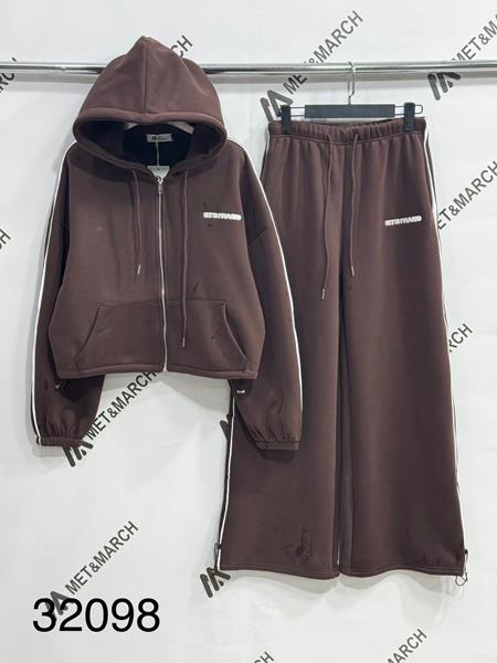 Костюм спорт Met&March (S-L) 32098 brown (зима)