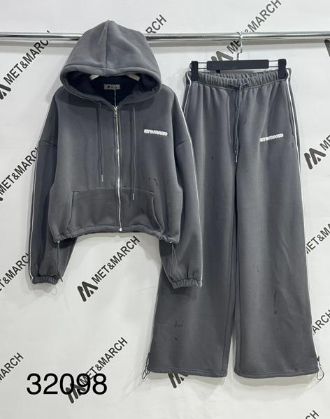 Костюм спорт Met&March (S-L) 32098 d.grey (зима)