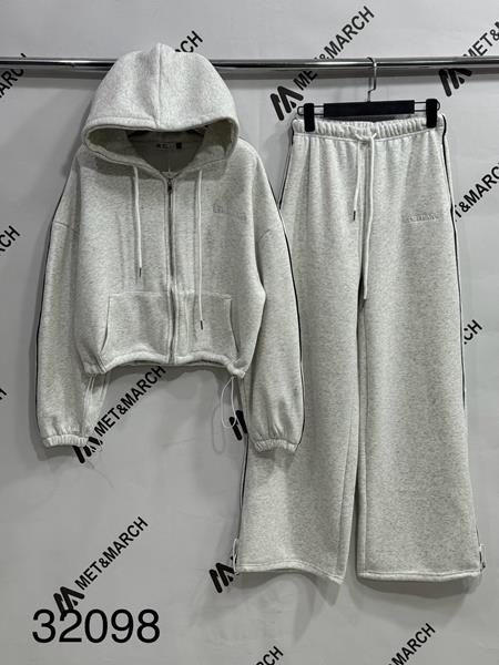 Костюм спорт Met&March (S-L) 32098 l.grey (зима)
