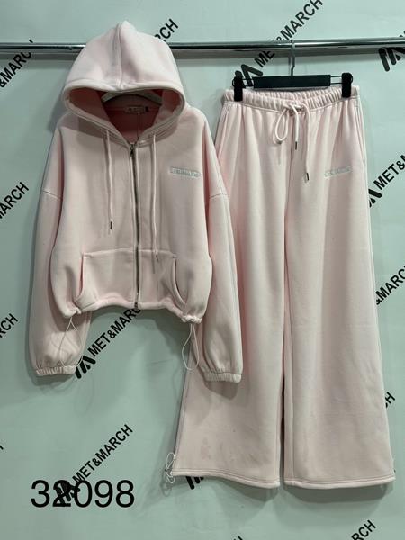 Костюм спорт Met&March (S-L) 32098 pink (зима)