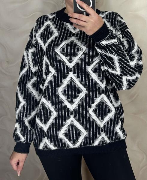 Свитер LeVisha (48-54) 25409 black (зима)