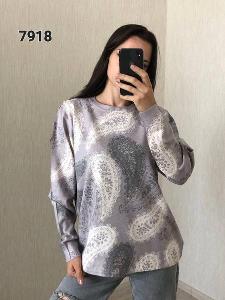 Свитер FSN (50-54) 7918 lilac (зима)