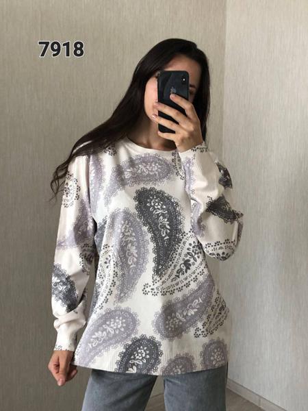 Свитер FSN (50-54) 7918 white (зима)