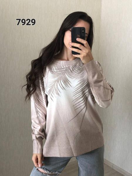 Свитер FSN (50-54) 7929 beige (зима)