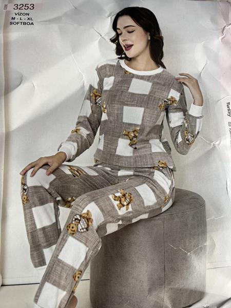 Пижама Disneyopt (M-XL) 3253 grey (зима)