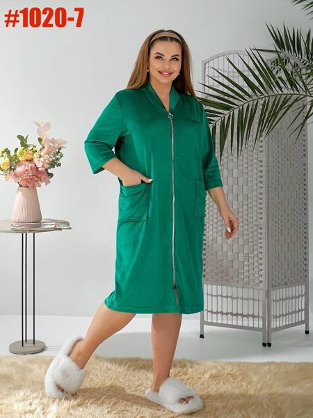 Халат Romeo life (50-64) 1020-7 green (деми)