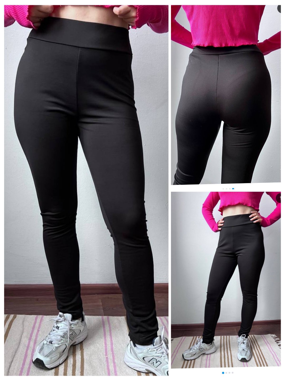 Лосины Sport style (XL-4XL) 7000 black (зима)