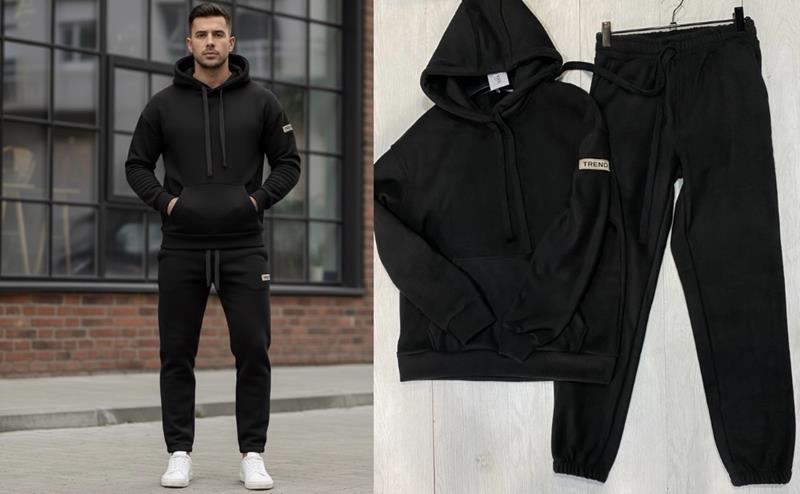 Костюм спорт Annet (48-58) AZ0177 black (зима)