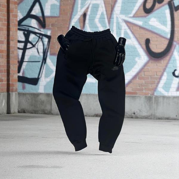 Штаны спорт Newe Esto (M-2XL) NE91 black (зима)