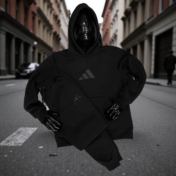 Костюм спорт Newe Esto (M-2XL) NE279 black (зима)