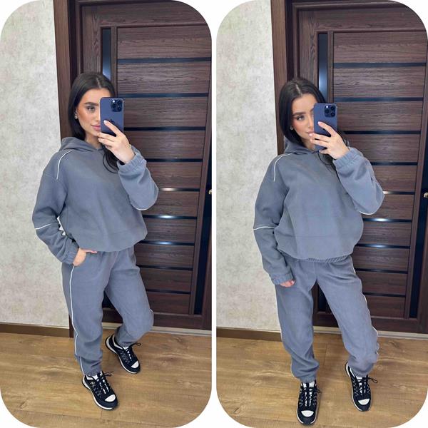 Костюм спорт Valentina (42-48) 092 grey (зима)