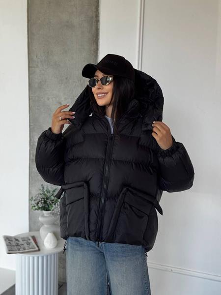 Пуховик Trend (S-M) 2520 black (зима)