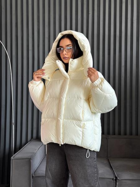 Пуховик Trend (S-M) 2534 l.beige (зима)