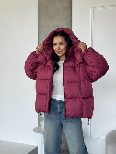 Пуховик Trend (S-M) 2534 wine (зима)