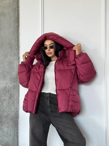 Пуховик Trend (S-M) 2538 wine (зима)