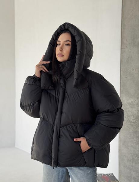 Пуховик Trend (S-M) 2540 black (зима)