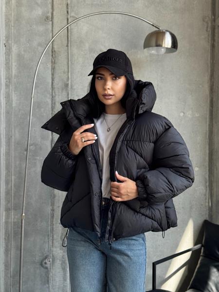 Пуховик Trend (S-M) 2543 black (зима)
