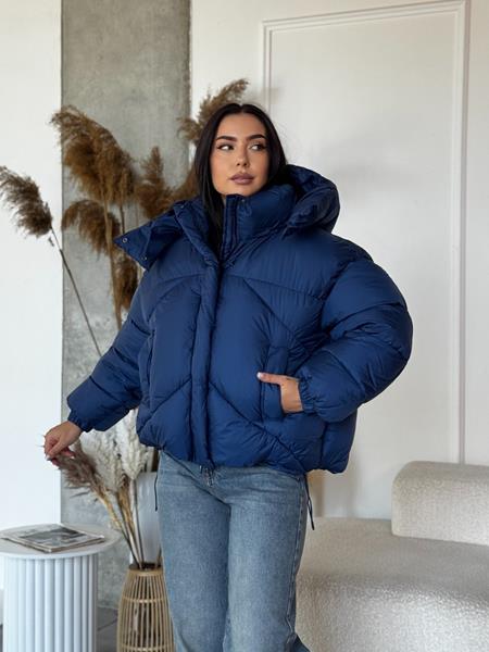 Пуховик Trend (S-M) 2543 blue (зима)