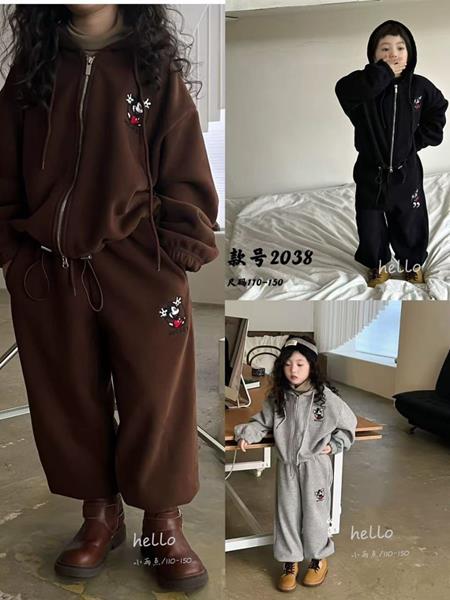 Костюм спорт Meloria (110-150) 2038 black (зима)