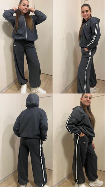 Костюм спорт Annet (140-158) EL01 grey (зима)