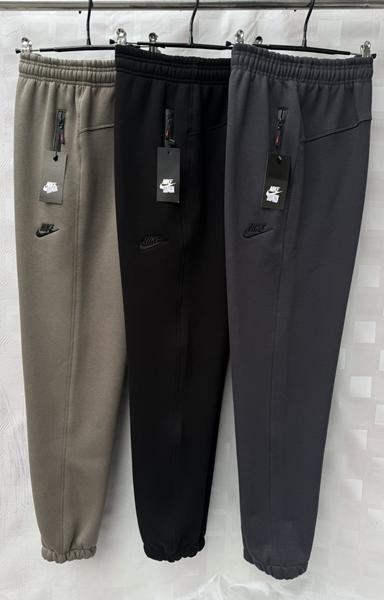 Штаны спорт Shon (48-58) S1853 beige (зима)