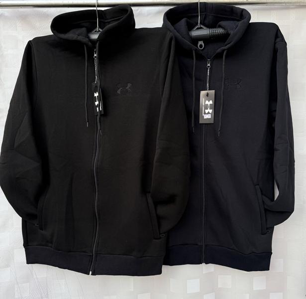 Кофта спорт Shon (46-54) S1826 black (зима)