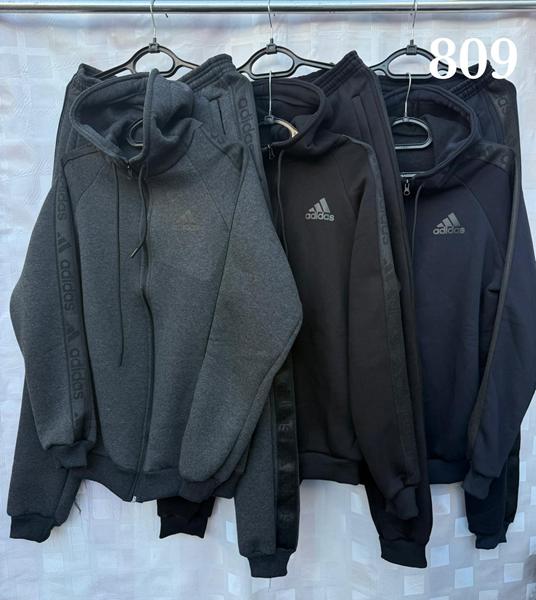 Костюм спорт Shon (46-54) S1793 black (зима)