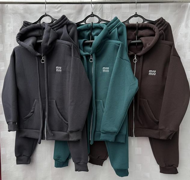 Костюм спорт Shon (52-58) S1867 grey (зима)