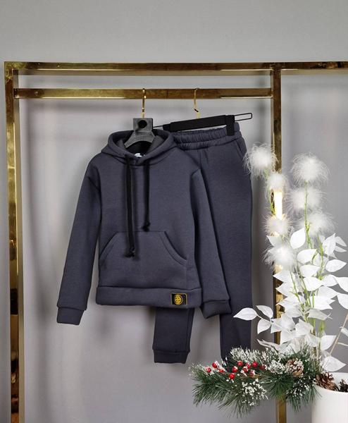 Костюм спорт Delfinka (122-140) 432 grey (зима)