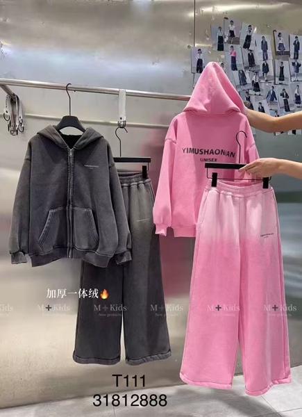 Костюм спорт Delfinka (120-170) T111 pink (зима)