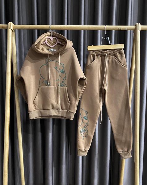 Костюм спорт SunnyTot (116-128) S102 brown (зима)