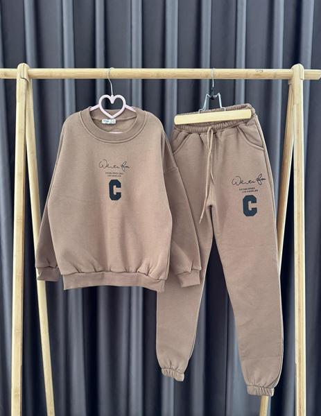 Костюм спорт SunnyTot (116-134) S109 brown (зима)