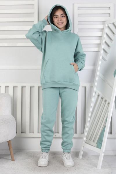 Костюм спорт SunnyTot (140-164) S129 l.green (зима)