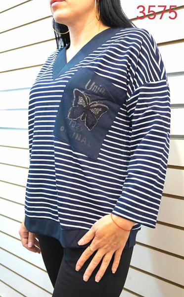 Свитер LIDA (52-62) 3575 navy (деми)