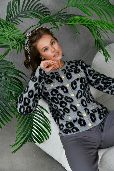 Свитер Karon (42-46) 8319 grey (деми)