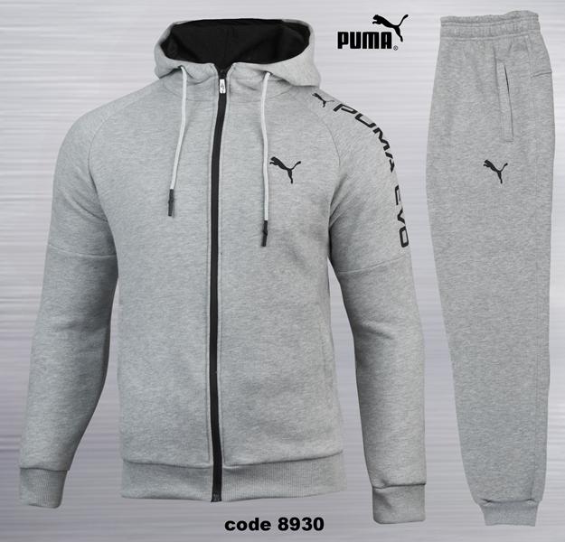 Костюм спорт AZT (S-2XL) AZ152-8930 grey (зима)