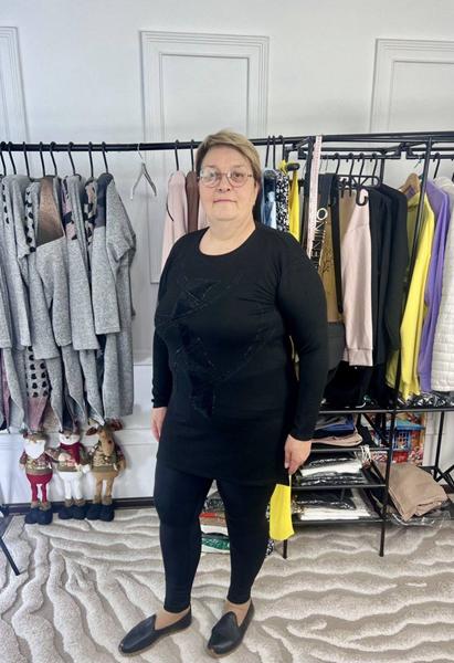 Туника Global (M-2XL) GL43 black (деми)