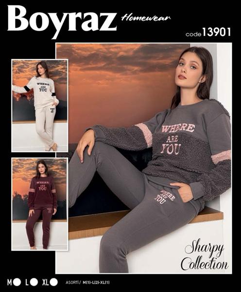 Пижама Disneyopt (S-XL) 13901 wine (зима)