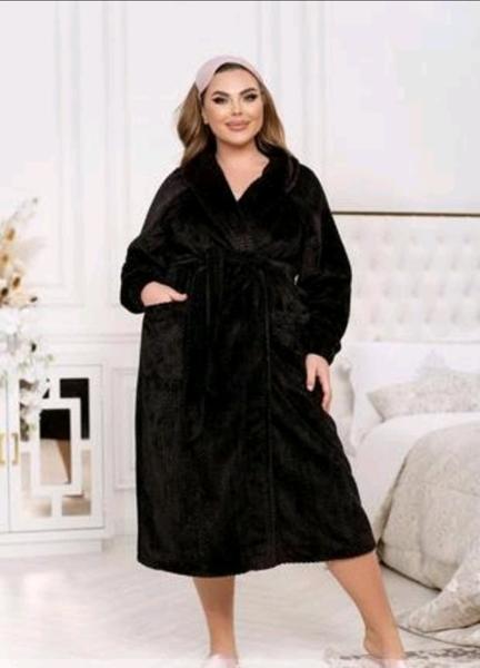 Халат Romeo life (54-58) RL875 black (зима)