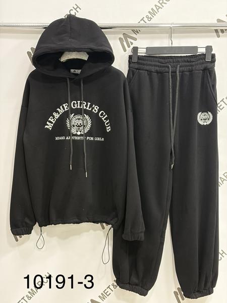 Костюм спорт Met&March (S-L) 10191-3 black (зима)