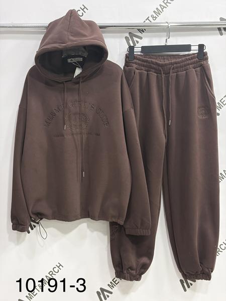Костюм спорт Met&March (S-L) 10191-3 brown (зима)