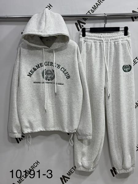 Костюм спорт Met&March (S-L) 10191-3 l.grey (зима)