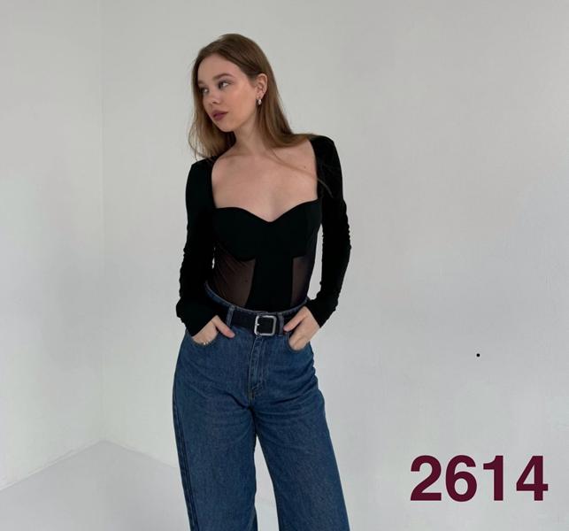 Боди Met&March (one size) 2614 black (деми)