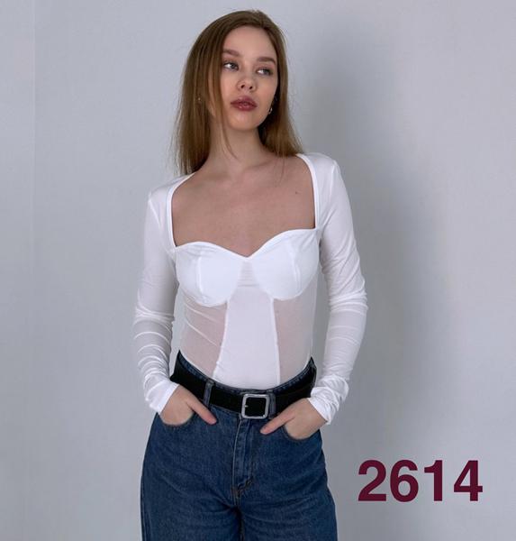 Боди Met&March (one size) 2614 white (деми)