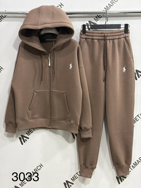 Костюм спорт Met&March (S-L) 3033 l.brown (зима)