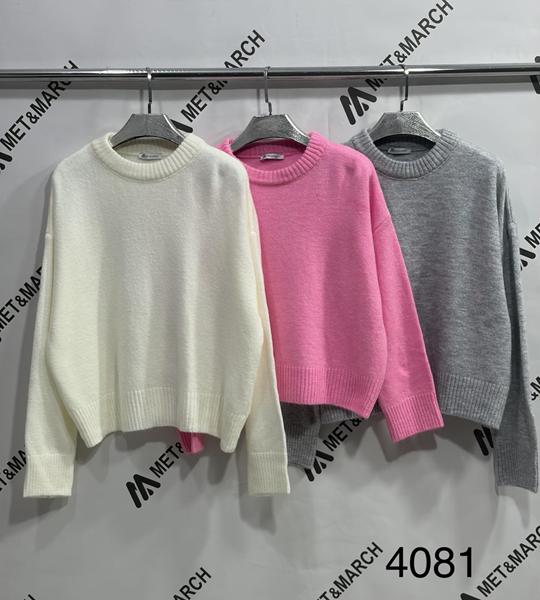 Свитер Met&March (one size) 4081 grey (зима)